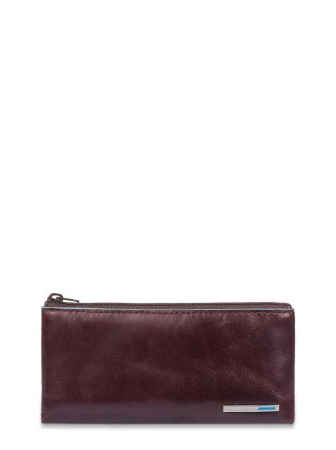 PIQUADRO Inel de chei BLUE SQUARE, din piele MAHOGANY - Portchei