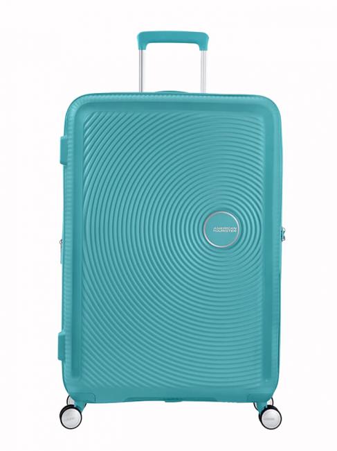 AMERICAN TOURISTER Troler Linia SOUNDBOX, dimensiuni mari, extensibilă tonic turcoaz - Trolere rigide