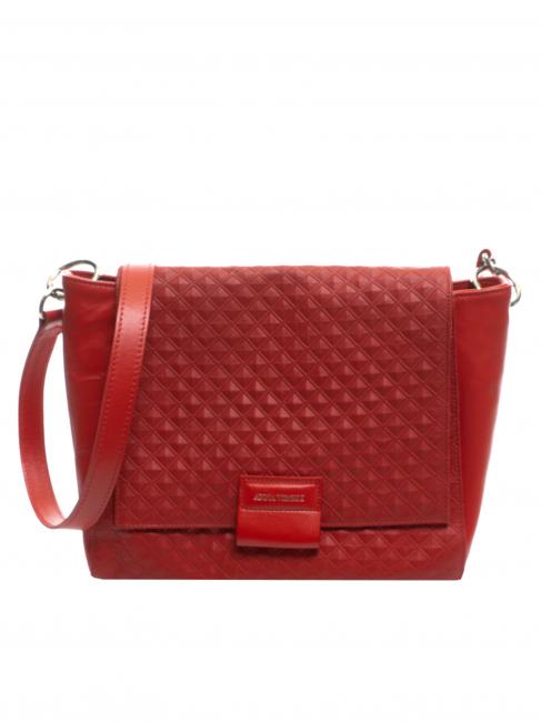 ANNA VIRGILI CABIRIA  geanta de piele RED - Genți femei