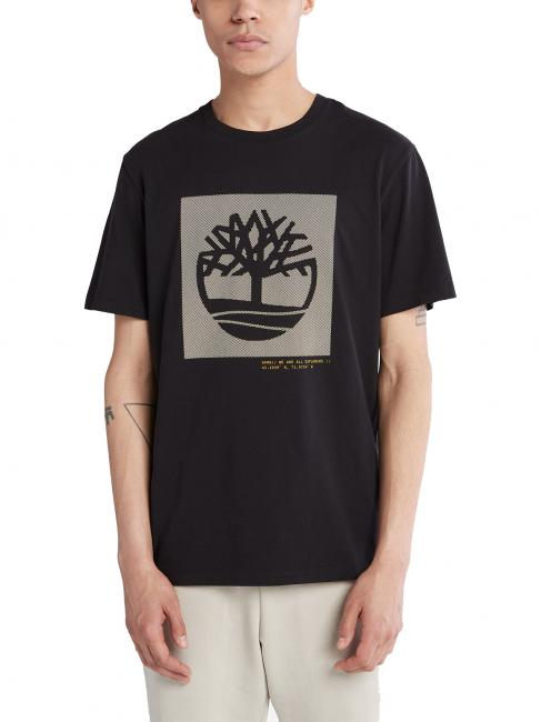 TIMBERLAND GRAPHIC Tricou cu grafic Tree BLACK - tricou