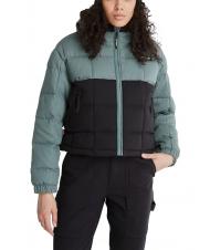 TIMBERLAND HOODER PUFFER Jacheta cu gluga verde balsam/negru - Jachete de puf pentru femei - 1