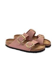 BIRKENSTOCK ARIZONA BIG BUCKLE Papuc din piele nubuck trandafiri vechi - Pantofi femei - 1