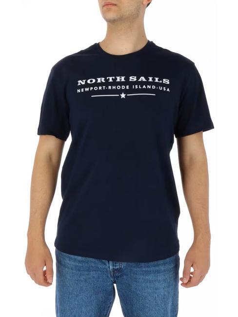 NORTH SAILS NEWPORT - RHODE ISLAND Tricou din bumbac bleumarin albastru - tricou