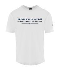 NORTH SAILS NEWPORT - RHODE ISLAND Tricou din bumbac alb - tricou - 1