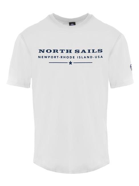 NORTH SAILS NEWPORT - RHODE ISLAND Tricou din bumbac alb - tricou