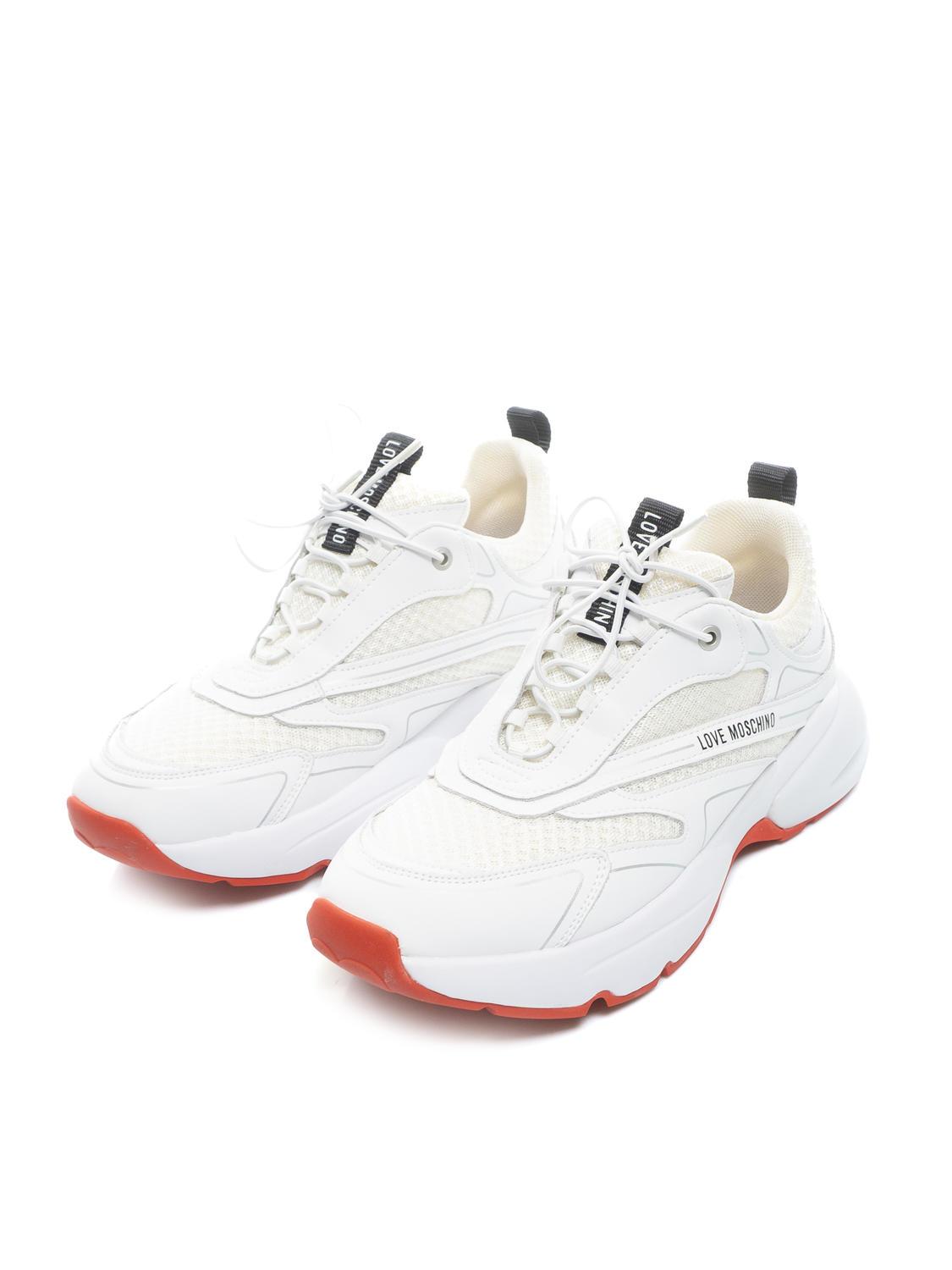 Employee Proficiency help Love Moschino Sporty Adidași Din Piele Și Material Textil Plasă/Albă - Cumpără La Prețuri De Outlet! Employee Proficiency help Love Moschino Sporty Adidași Din Piele Și Material Textil Plasă/Albă - Cumpără La Prețuri De Outlet!