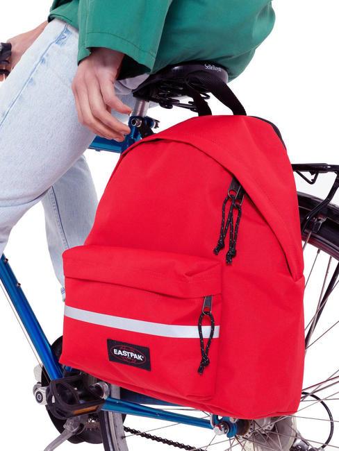 EASTPAK PADDED BIKE Rucsac cu cârlige pentru biciclete Sailor Red - Rucsacuri pentru laptop