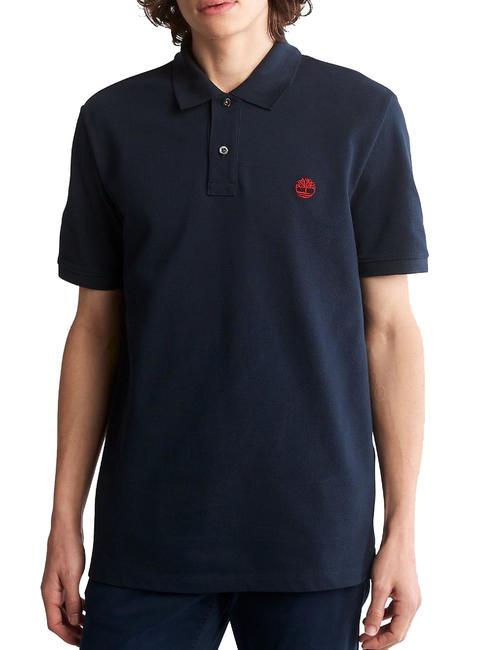 TIMBERLAND MILLERS RIVER Polo piqué safir închis - maiou Polo