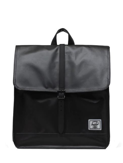HERSCHEL CITY MID-VOLUME Rucsac pentru laptop de 14". BLACK - Rucsacuri pentru școală și timp liber