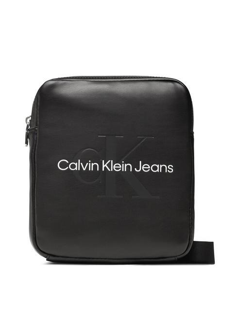 CALVIN KLEIN MONOGRAM SOFT pungă negru - Borsete de brâu