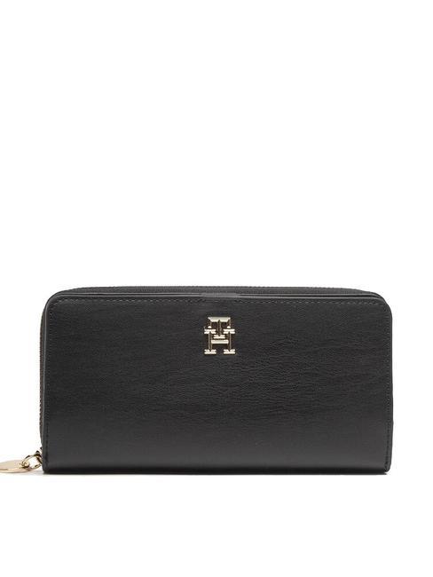 TOMMY HILFIGER CHIC Portofel mare negru - Portofele femei