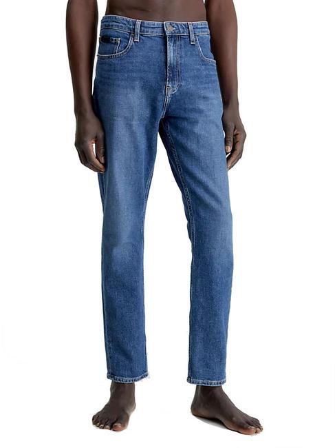 CALVIN KLEIN REGULAR CROPPED Blugi bluebl - Jeans