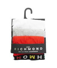 JOHN RICHMOND CORY TRIPACK KIDS 3 Boxer din bumbac wh/gry/red - Slip pentru băieți - 1