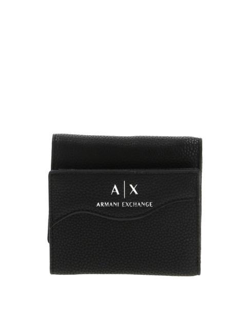 ARMANI EXCHANGE WAVE Portofel mic negru - Portofele femei