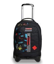 SEVEN SCRATCH BOY JACK Rucsac troler detasabil cu 2 roti negru - Rucsacuri cu role - 1