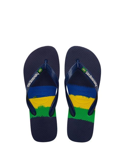 HAVAIANAS BRASIL TECH Papuci flip-flop navyblu - Pantofi unisex