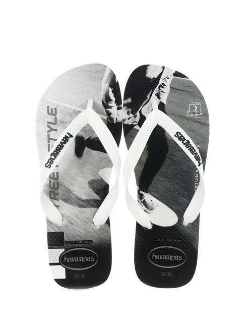 HAVAIANAS Haltere HYPE alb/alb/negru/negru - Pantofi bărbați