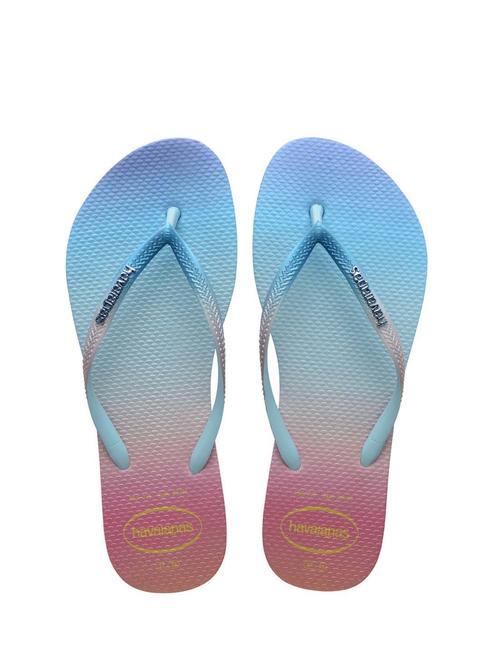 HAVAIANAS SLIM GRADIENT Papuci flip-flop alb - Pantofi femei