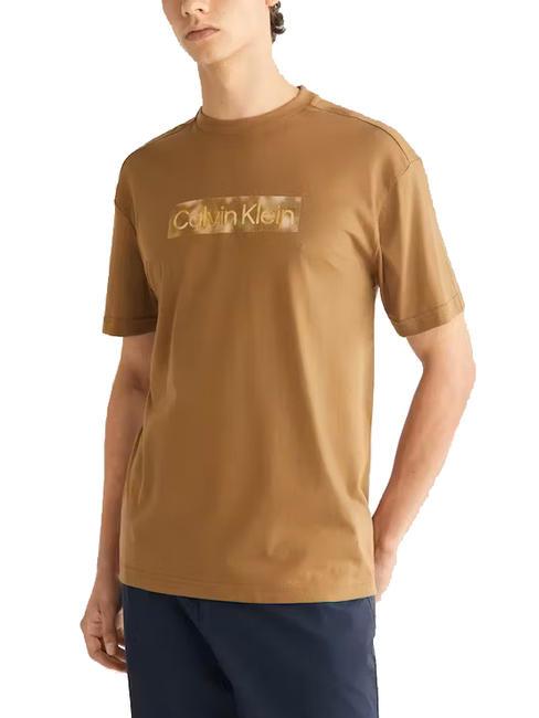 CALVIN KLEIN CAMO RAISED BOX LOGO Tricou din bumbac cangur - tricou