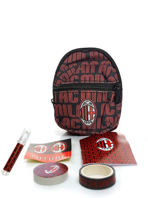 MILAN MINI Breloc rucsac cu accesorii jet negru - Saci și accesorii pentru copii