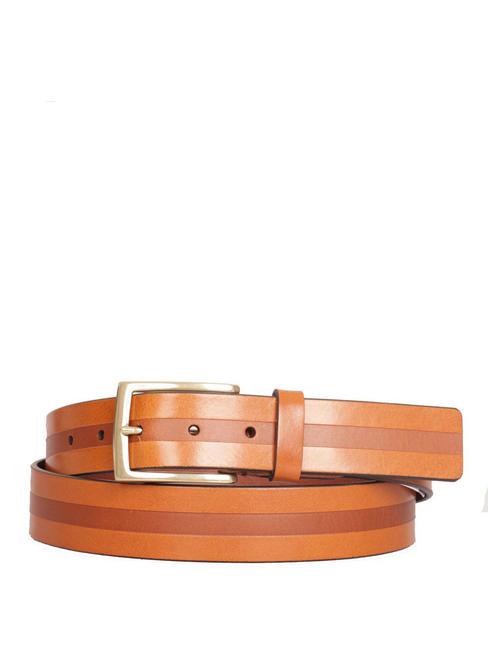 THE BRIDGE BRUNELLESCHI Curea de piele Cognac / Aur - Curele