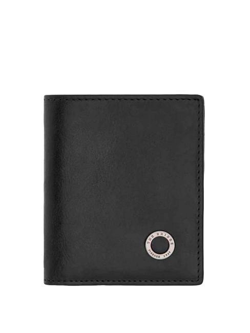 THE BRIDGE BIAGIO Portofel barbatesc din piele negru - Husă pentru tabletă și organizator