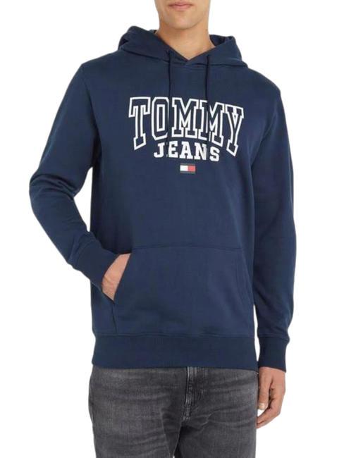 TOMMY HILFIGER TOMMY JEANS REGULAR ENTRY Hanorac cu gluga, din bumbac BLUE - hanorace