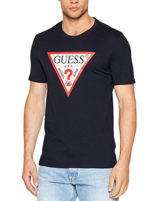 GUESS ORIGINAL Tricou cu logo smartblue - tricou