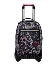 SEVEN JACK ZIPPER GLAMY Rucsac troler detasabil steelgray - Rucsacuri cu role - 1