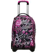 SEVEN JACJ CHULKY Rucsac cu cărucior detașabil VIOLET ROSE - Rucsacuri cu role - 1