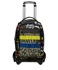 SEVEN JACK FLUO BELTS Rucsac troler 3 in 1, detasabil verde de camuflaj - Rucsacuri cu role - 1