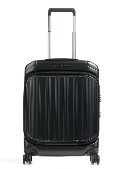 PIQUADRO PQ-LIGHT Cărucior pentru bagaje de mână cu verificare rapidă negru mat - Bagaje de mână