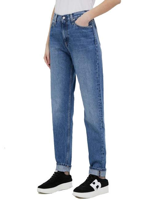 CALVIN KLEIN CK JEANS MOM Blugi cu talie înaltă denim mediu - Jeans