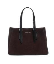 TOSCA BLU BRUGES Geantă tote mare din piele intoarsa bordeaux - Genți femei - 1