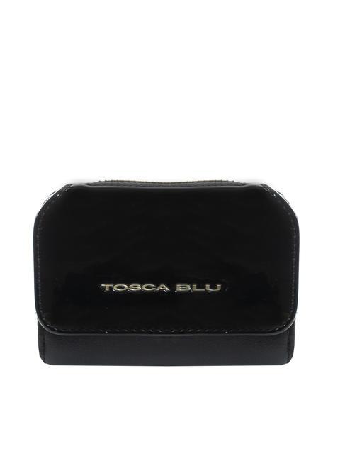TOSCA BLU BERLIN Portofel S cu detaliu din piele intoarsa negru - Portofele femei