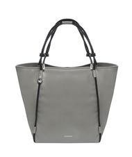 COCCINELLE SINFONIA Geantă de umăr shopper din piele piatră - Genți femei - 1