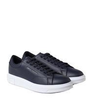 ARMANI EXCHANGE ACTION Tenisi din piele NAVY / NAVY - Pantofi bărbați - 1