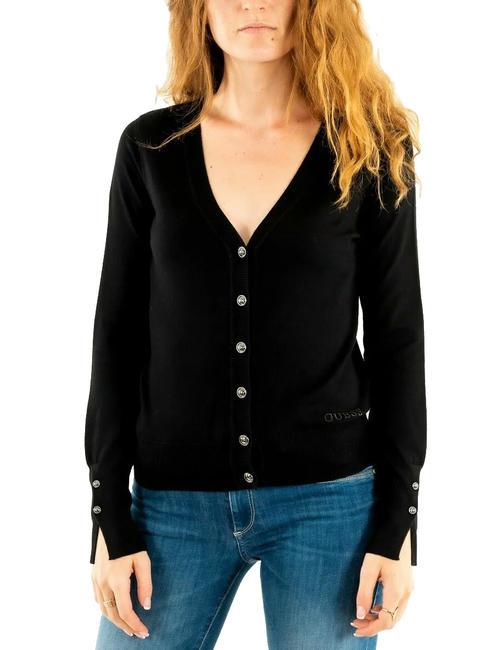 GUESS ZENA Cardigan cu nasturi jetbla - Pulovere pentru femei