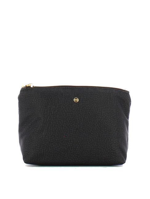 BORBONESE CLASSICA POUCH MEDIUM Frumuseţe negru închis - Genți plic și truse