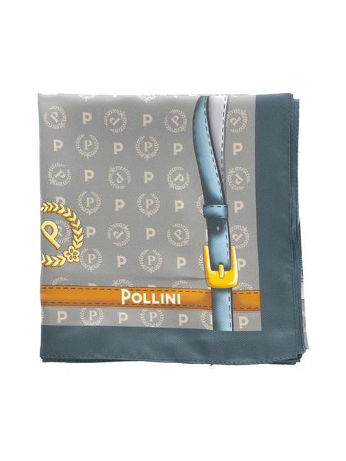 POLLINI TWILL Esarfa imprimata gri și albastru - Eșarfe