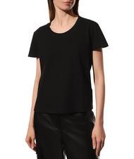 TRUSSARDI LOGO RING Tricou din bumbac BLACK - tricou - 1