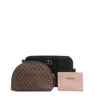 TWINSET OVAL T Set suport 3 &icirc;n 1 negru - Truse de toaletă - 1