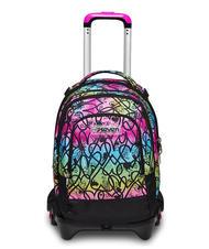 SEVEN COLOUR EXPRESSION JACK Rucsac troler detasabil, rucsac dublu ROSU RODAMINĂ - Rucsacuri cu role - 1