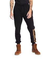 TIMBERLAND LINEAR LOGO REGULAR Joggeri cizmă neagră/gr&acirc;u - Costume sport pentru bărbați - 1