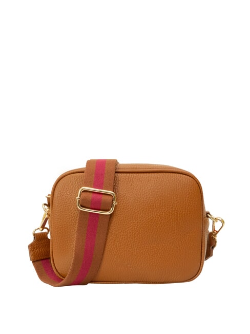 LESAC LUCIA Geantă dublă de umăr Dollar din piele piele închisă la culoare - Genți femei