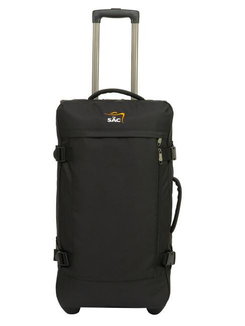 LESAC GLOBETROTTER Geanta troler mediu negru - Trolere semirigide