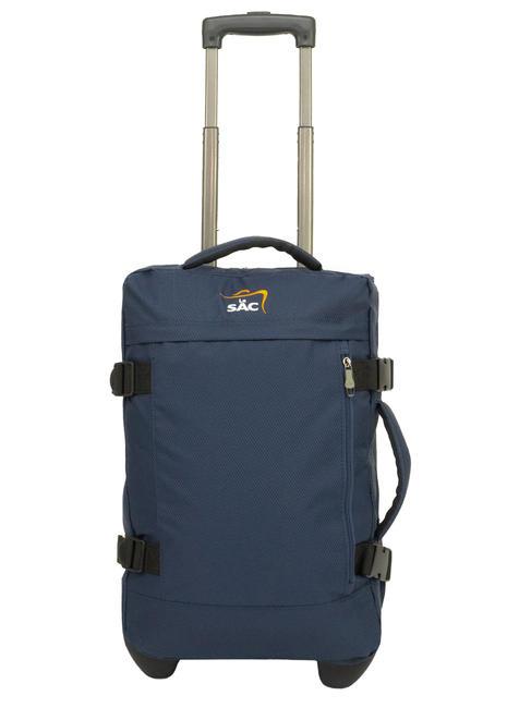 LESAC GLOBETROTTER Cărucior pentru bagaje de mână albastru - Bagaje de mână