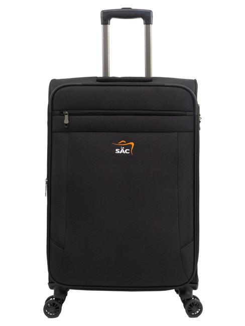 LESAC LIGHT FLY Cărucior mediu extensibil negru - Trolere semirigide