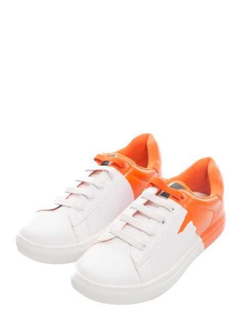 TRUSSARDI DEREK Pantofi pentru copii alb/portocaliu - Pantofi pentru bebeluși