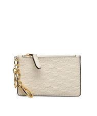 RALPH LAUREN LOGO EMBOSSED Suport card din piele cu breloc vanilie6 - Portofele femei - 1